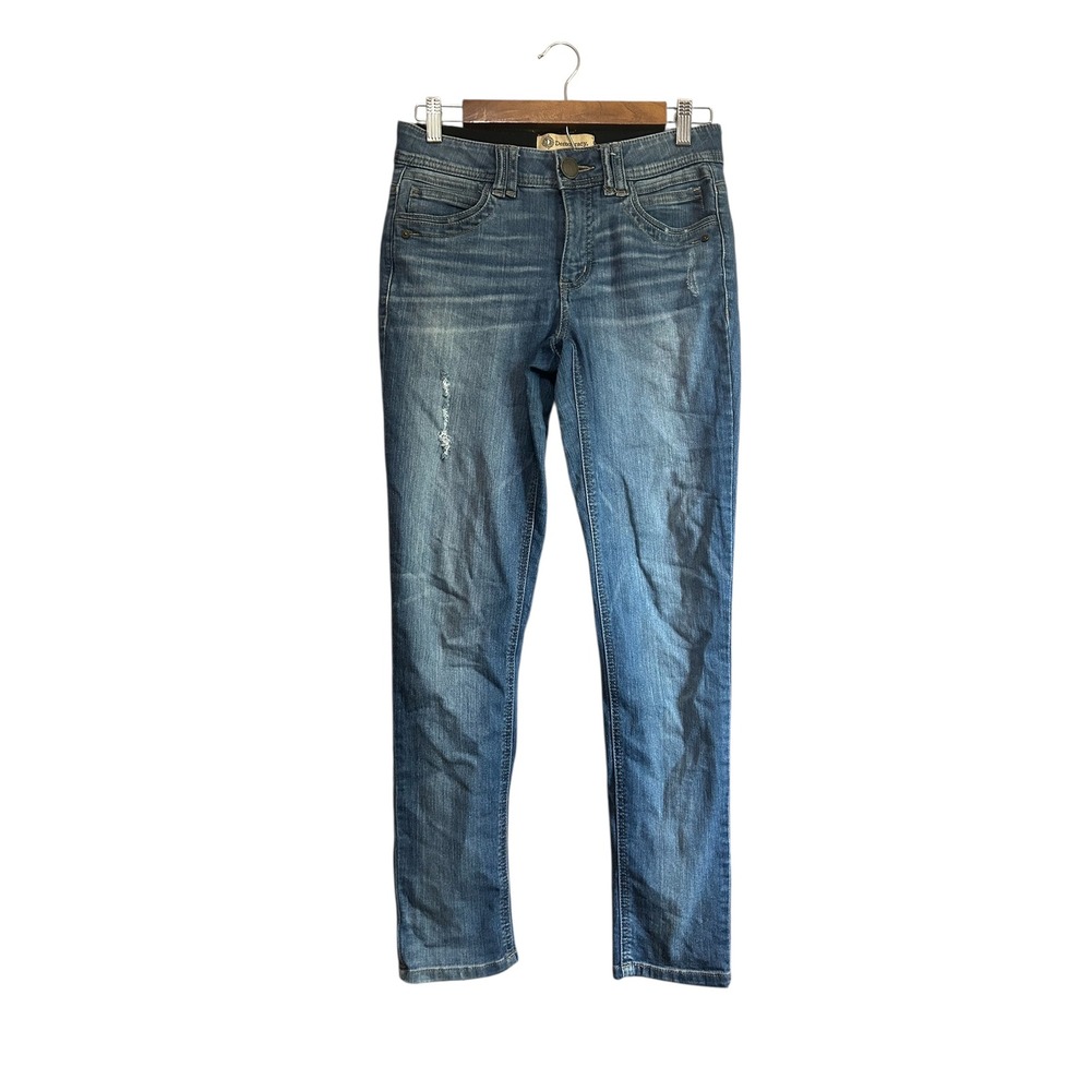 Wallflower‎ Instastretch Dream Skinny Jeans Distressed Medium Wash Denim